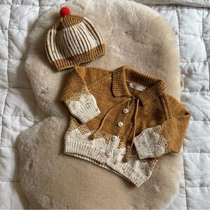 Merino Wool Sweater + Matching hat